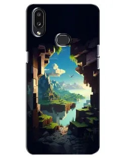 Чехол для Samsung Galaxy A10s (A107) с картинкой «Вид из пещеры»