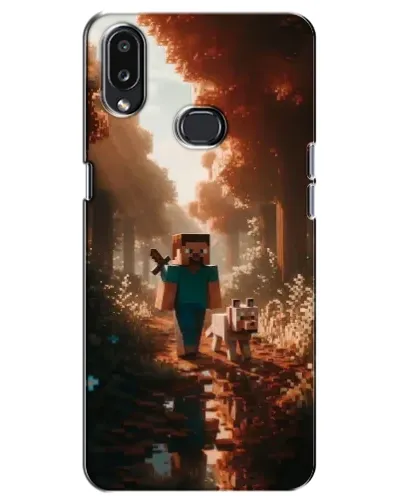 Чехол для Samsung Galaxy A10s (A107) с картинкой «Стив в лесу» Чехол для Samsung Galaxy A10s (A107) с картинкой «Стив в лесу»