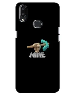 Чехол для Samsung Galaxy A10s (A107) с картинкой «Алмазная кирка»