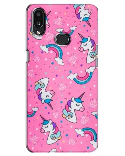 Чехол для Samsung Galaxy A10s (A107) с картинкой «Unicorn паттерн розовый» Чехол для Samsung Galaxy A10s (A107) с картинкой «Unicorn паттерн розовый»