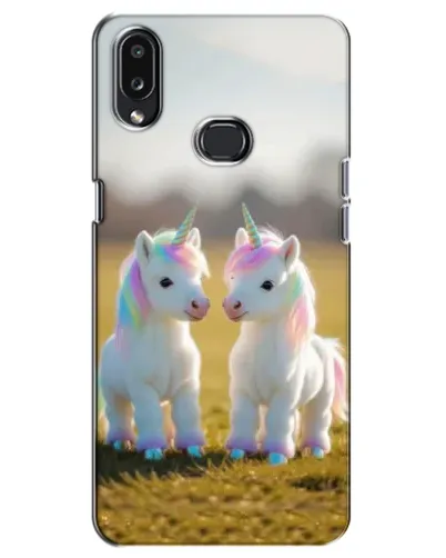 Чехол для Samsung Galaxy A10s (A107) с картинкой «Пара единорогов» Чехол для Samsung Galaxy A10s (A107) с картинкой «Пара единорогов»