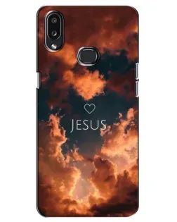 Чехол для Samsung Galaxy A10s (A107) с картинкой «Сияние Имени Jesus» Чехол для Samsung Galaxy A10s (A107) с картинкой «Сияние Имени Jesus»