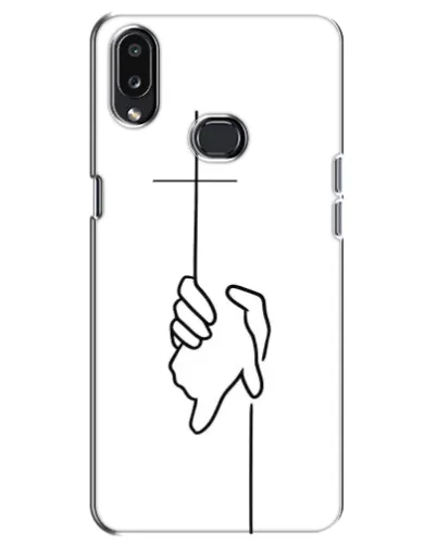 Чехол для Samsung Galaxy A10s (A107) с картинкой «Рука держит» Чехол для Samsung Galaxy A10s (A107) с картинкой «Рука держит»