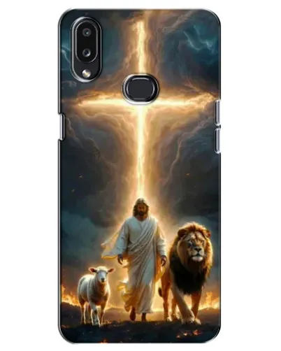 Чехол для Samsung Galaxy A10s (A107) с картинкой «Лев Иуды и Свет» Чехол для Samsung Galaxy A10s (A107) с картинкой «Лев Иуды и Свет»