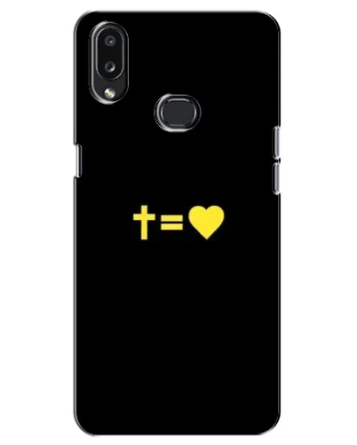 Чехол для Samsung Galaxy A10s (A107) с картинкой «Сердце и Крест» Чехол для Samsung Galaxy A10s (A107) с картинкой «Сердце и Крест»