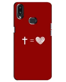 Чехол для Samsung Galaxy A10s (A107) с картинкой «Уравнение любви» Чехол для Samsung Galaxy A10s (A107) с картинкой «Уравнение любви»