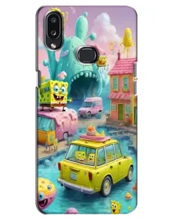 Чехол для Samsung Galaxy A10s (A107) с картинкой «Монстр-трак приключения»