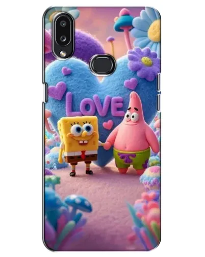 Чехол для Samsung Galaxy A10s (A107) с картинкой «Губка Боб Патрик»