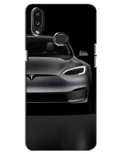 Чехол для Samsung Galaxy A10s (A107) с картинкой «Tesla Model S Look»