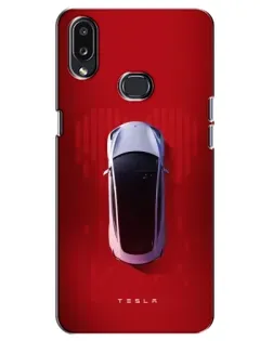 Чехол для Samsung Galaxy A10s (A107) с картинкой «Tesla Top View»