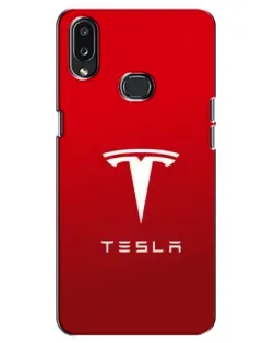 Чехол для Samsung Galaxy A10s (A107) с картинкой «Tesla Red Classic»