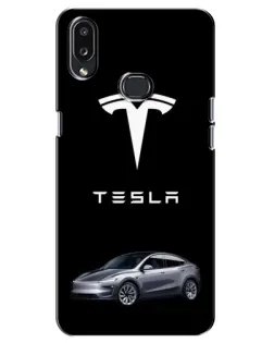 Чехол для Samsung Galaxy A10s (A107) с картинкой «Tesla Model Y»