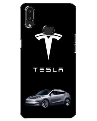 Чехол для Samsung Galaxy A10s (A107) с картинкой «Tesla Model Y»