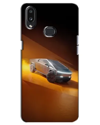 Чехол для Samsung Galaxy A10s (A107) с картинкой «Cybertruck в пустыне»
