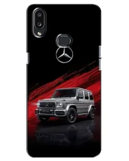 Чехол для Samsung Galaxy A10s (A107) с картинкой «Mercedes G-Class красный»