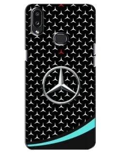 Чехол для Samsung Galaxy A10s (A107) с картинкой «Mercedes — бирюзовый акцент»