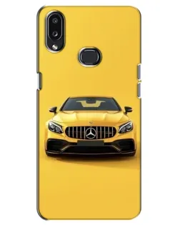 Чехол для Samsung Galaxy A10s (A107) с картинкой «Желтый Mercedes GT»