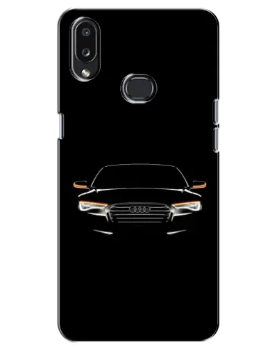 Чехол для Samsung Galaxy A10s (A107) с картинкой «Audi — ночной контур»