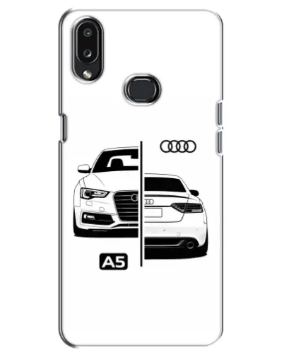 Чехол для Samsung Galaxy A10s (A107) с картинкой «Audi — контрастный дизайн»
