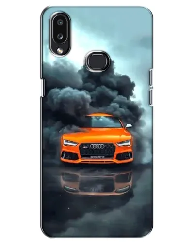 Чехол для Samsung Galaxy A10s (A107) с картинкой «Audi в облаках дыма»