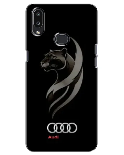 Чехол для Samsung Galaxy A10s (A107) с картинкой «Графика — пантера и Audi»