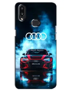 Чехол для Samsung Galaxy A10s (A107) с картинкой «Audi Sport — неон»