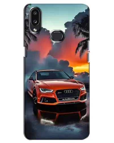 Чехол для Samsung Galaxy A10s (A107) с картинкой «Audi — закат»