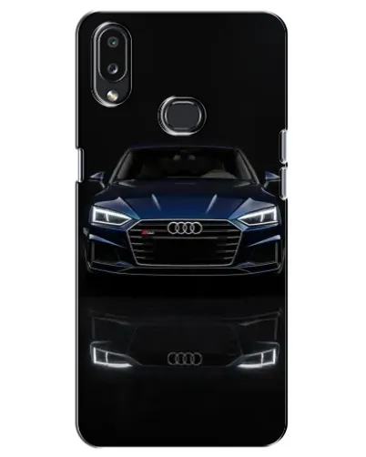 Чехол для Samsung Galaxy A10s (A107) с картинкой «Audi — ночное отражение»