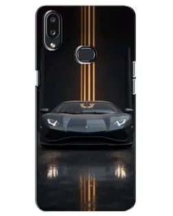 Чехол для Samsung Galaxy A10s (A107) с картинкой «Lamborghini золотые линии» Чехол для Samsung Galaxy A10s (A107) с картинкой «Lamborghini золотые линии»