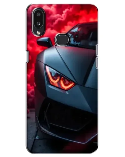 Чехол для Samsung Galaxy A10s (A107) с картинкой «Lamborghini красное сияние»