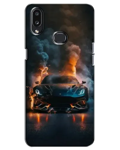 Чехол для Samsung Galaxy A10s (A107) с картинкой «Lamborghini дымная эстетика»