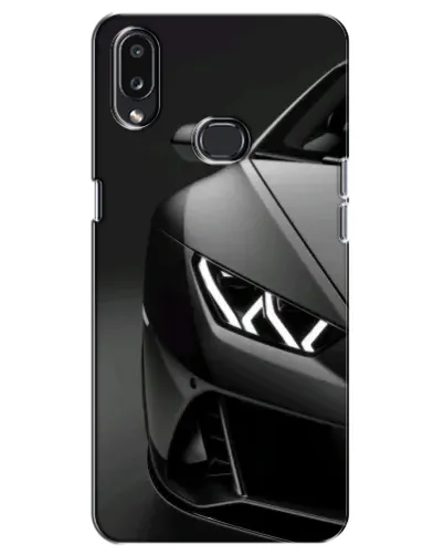 Чехол для Samsung Galaxy A10s (A107) с картинкой «Lamborghini фары детализация»