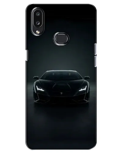 Чехол для Samsung Galaxy A10s (A107) с картинкой «Черный Lamborghini Aventador»