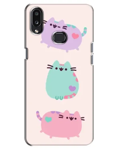 Чехол для Samsung Galaxy A10s (A107) с картинкой «Pusheen трио» Чехол для Samsung Galaxy A10s (A107) с картинкой «Pusheen трио»