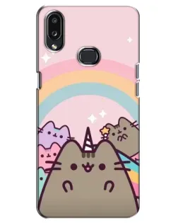 Чехол для Samsung Galaxy A10s (A107) с картинкой «Единорог Pusheen»