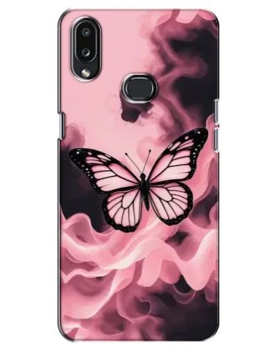 Чехол для Samsung Galaxy A10s (A107) с картинкой «Бабочка в дыму»