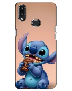 Чехол для Samsung Galaxy A10s (A107) с картинкой «Стич ест шоколад» Чехол для Samsung Galaxy A10s (A107) с картинкой «Стич ест шоколад»