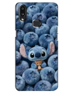 Чехол для Samsung Galaxy A10s (A107) с картинкой «Стич и голубика» Чехол для Samsung Galaxy A10s (A107) с картинкой «Стич и голубика»