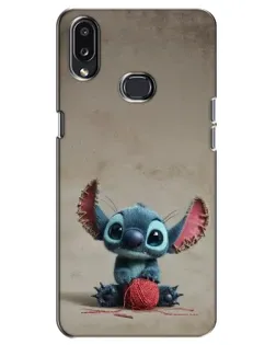 Чехол для Samsung Galaxy A10s (A107) с картинкой «Стич на коричневом фоне» Чехол для Samsung Galaxy A10s (A107) с картинкой «Стич на коричневом фоне»