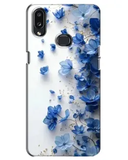 Чохол для Samsung Galaxy A10s (A107) з картинкою «Блакитний квітковий каскад» Чохол для Samsung Galaxy A10s (A107) з картинкою «Блакитний квітковий каскад»