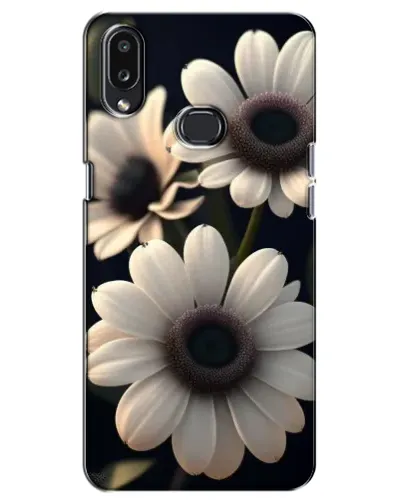Чохол для Samsung Galaxy A10s (A107) з картинкою «Білі маргаритки макро»