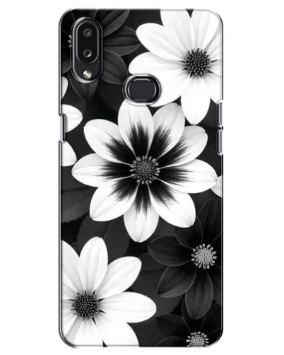 Чохол для Samsung Galaxy A10s (A107) з картинкою «Монохромні айстри»