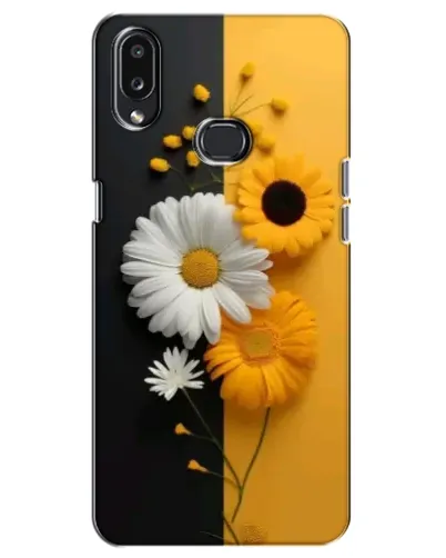 Чохол для Samsung Galaxy A10s (A107) з картинкою «Соняшник та ромашка»