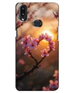 Чохол для Samsung Galaxy A10s (A107) з картинкою «Рожевий цвіт сердечко на тлі заходу» Чохол для Samsung Galaxy A10s (A107) з картинкою «Рожевий цвіт сердечко на тлі заходу»