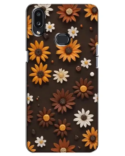 Чохол для Samsung Galaxy A10s (A107) з картинкою «Візерунок з маленьких соняшників»