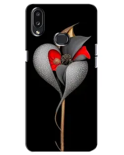 Чохол для Samsung Galaxy A10s (A107) з картинкою «Срібна фантазійна квітка» Чохол для Samsung Galaxy A10s (A107) з картинкою «Срібна фантазійна квітка»
