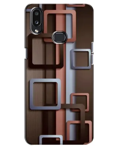 Чехол для Samsung Galaxy A10s (A107) с картинкой «Коричневые объемные квадраты» Чехол для Samsung Galaxy A10s (A107) с картинкой «Коричневые объемные квадраты»