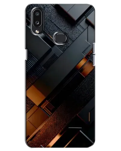 Чехол для Samsung Galaxy A10s (A107) с картинкой «Черные геометрические блоки» Чехол для Samsung Galaxy A10s (A107) с картинкой «Черные геометрические блоки»