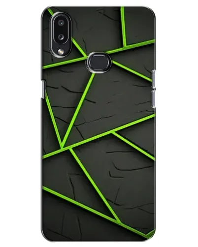 Чехол для Samsung Galaxy A10s (A107) с картинкой «Зеленые геометрические линии» Чехол для Samsung Galaxy A10s (A107) с картинкой «Зеленые геометрические линии»