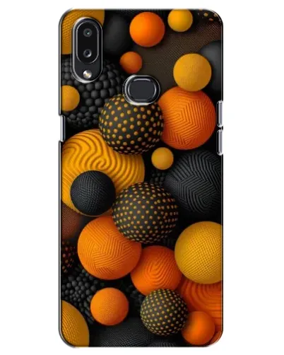 Чехол для Samsung Galaxy A10s (A107) с картинкой «Объемные оранжевые сферы» Чехол для Samsung Galaxy A10s (A107) с картинкой «Объемные оранжевые сферы»